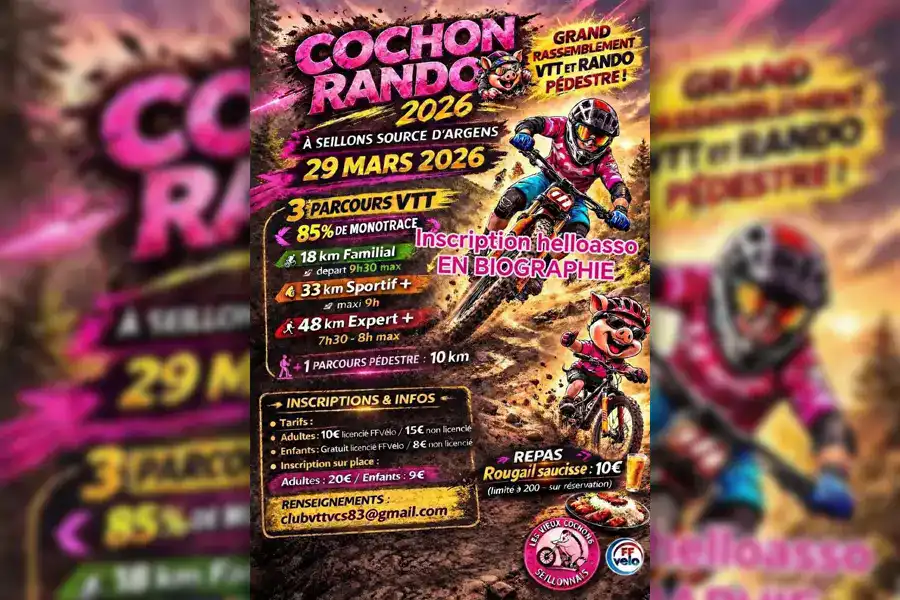 RANDO VTT - Cochon'Rando 2026