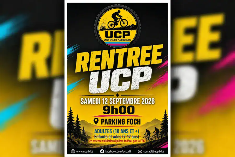 Rentrée 2026 de l'UCP - Club VTT du Plan de la Tour